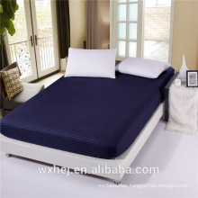 Wholesale 100% Cotton queen size solid color Mattress Protector